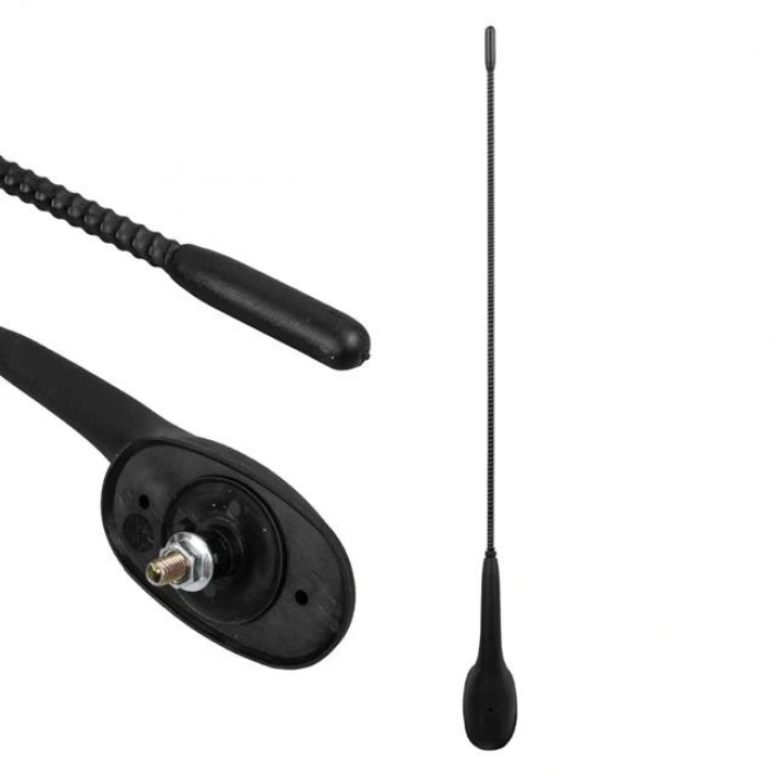 PowerMaster PM-21804 Palio - Siena FM Radyo Düz Tepe Anteni (125 CM Kablolu)