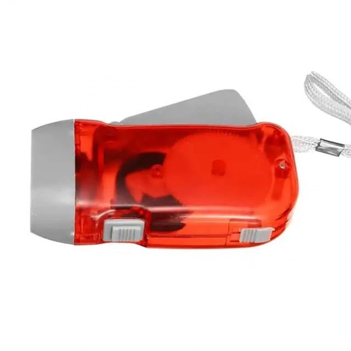 Powermaster PM-21819 3 Mantar LEDli Kinetik Enerjili Dinamolu İp Askılı El Feneri