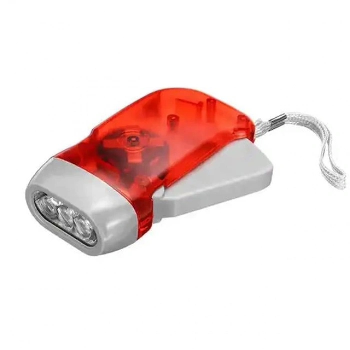 Powermaster PM-21819 3 Mantar LEDli Kinetik Enerjili Dinamolu İp Askılı El Feneri