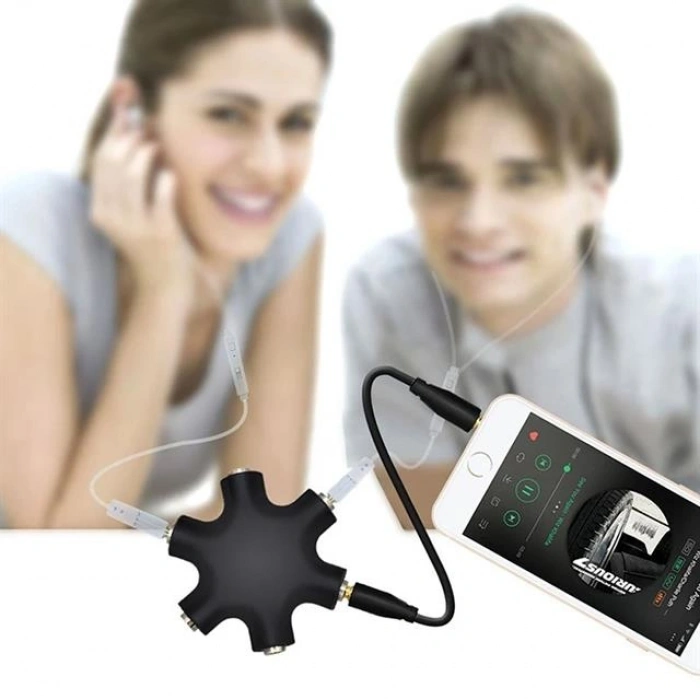 PowerMaster PM-24172 6LI 3.5mm Stereo AUX Çoklayıcı