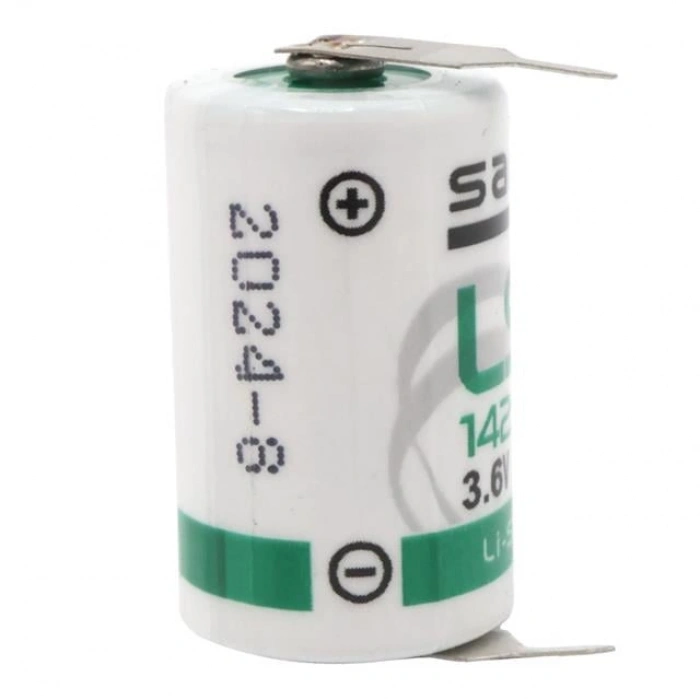 PowerMaster PM-25277 1/2AA LS 3.6 Volt Kısa Boy Puntalı Lityum Pil