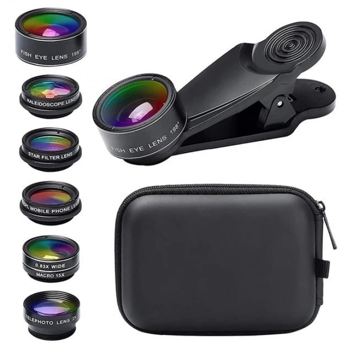 PowerMaster PM-25951 Telefon Kamera 6Lı Set Lens Kiti