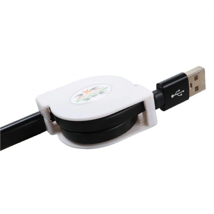 PowerMaster PM-26346 3 IN 1 Siyah Şarj Kablosu