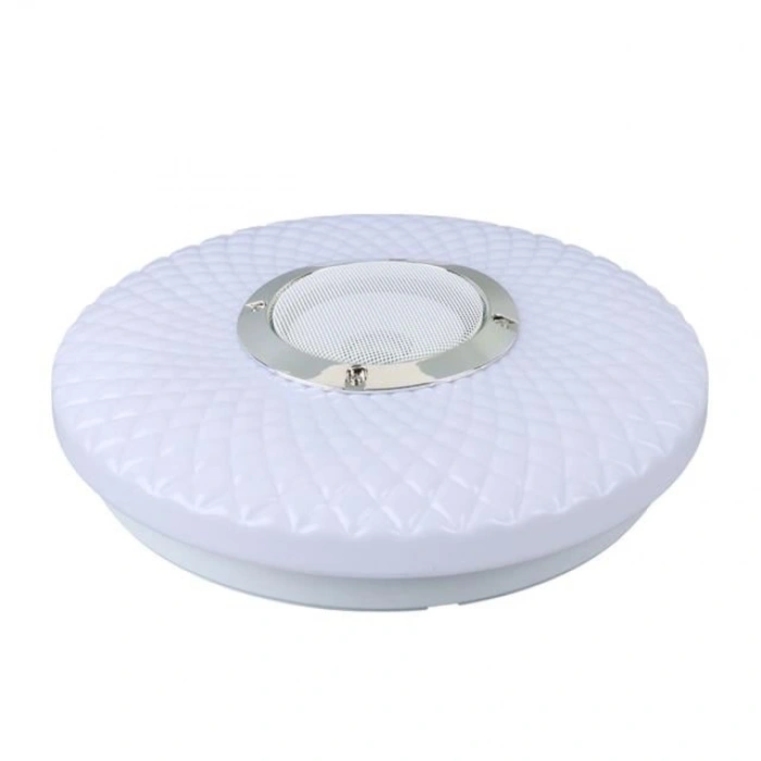 Powermaster PM-27329 Beyaz 30*6 Cm 24 Watt Bluetooth Hoparlörlü Tavan Aydınlatma (AL-BL302) Tornavida Hediyeli