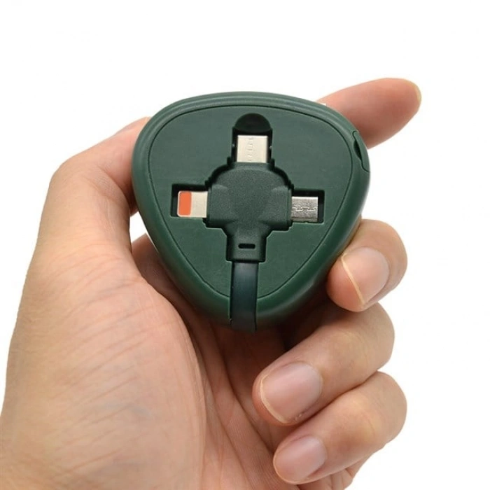 PowerMaster PM-29662 3ü 1 Arada Cep Boy Makaralı 120cm 5 Kademeli Şarj Kablosu