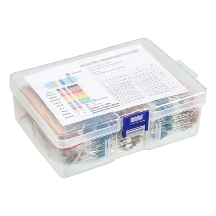 Powermaster PM-29724 1/4W 1 Ohm - 10 Mega Ohm Arası 130 Çeşit 2600 Parça Direnç Kiti