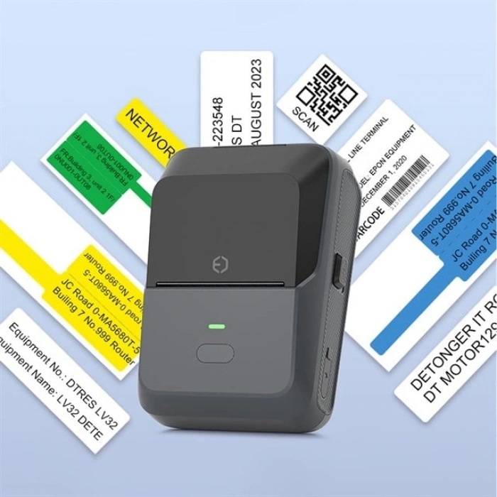Powermaster PM-29886 Çok Amaçlı Bluetooth Destekli Taşınabilir Akıllı Termal Etiket Yazıcısı
