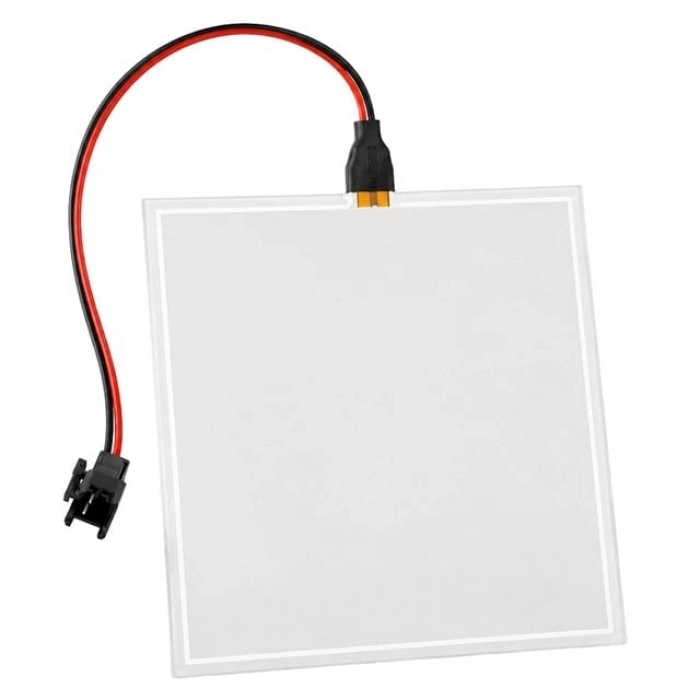Powermaster PM-37725 100x100mm Elektrominesans (EL) 3V Led Panel Sarı Aydınlatmalı Esnek Yapı