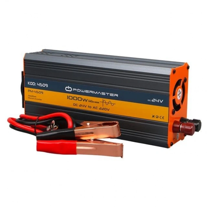 Powermaster PM-4509 24 Volt - 1000 Watt Modifiye Sinüs İnvertör