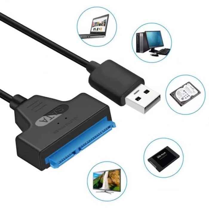 PowerMaster PM-6507 SSD HDD Sata Data TO USB3.0 2.5 Harddisk Kablo