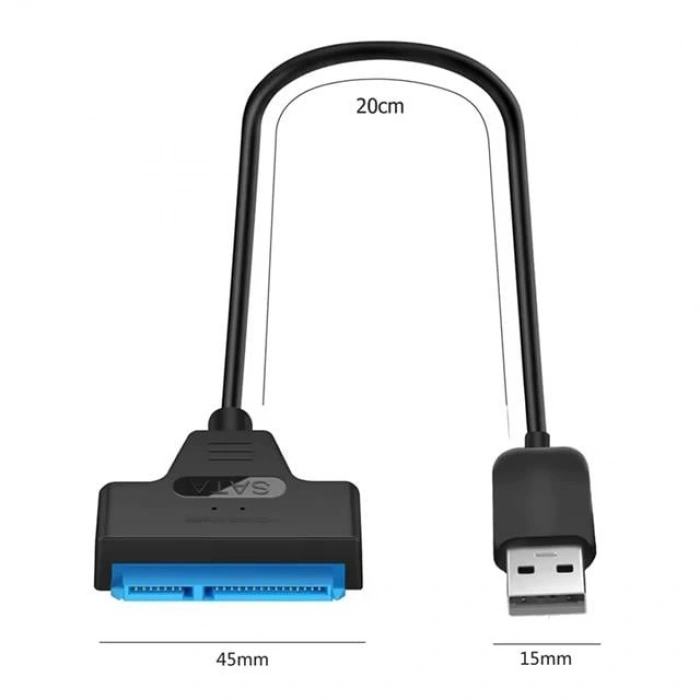 PowerMaster PM-6507 SSD HDD Sata Data TO USB3.0 2.5 Harddisk Kablo