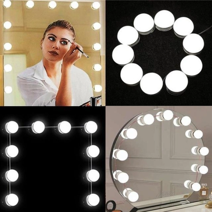 Powermaster PM-7316 10lu Beyaz Makyaj Aynası Işığı