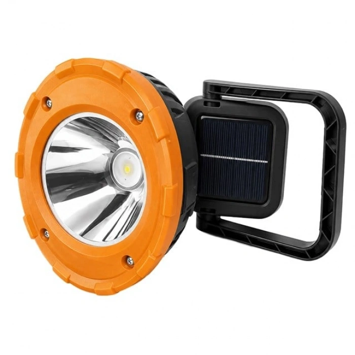 Powermaster PM-8033C 6 Modlu El Feneri ve Işıldak Acil Durum Lambası Solar Şarjlı