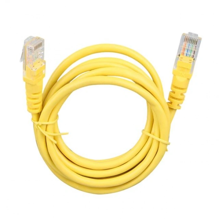 Powermaster Sarı 1.5 Metre CAT5 Ethernet Kablo (Refresh)