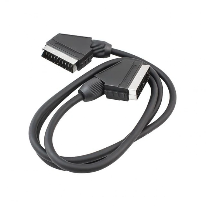 Powermaster Scart Scart 3 Metre Siyah Kablo