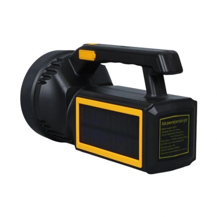 Powermaster W5192 Solar Şarjlı El Feneri Uzun Mesafe Işıldak