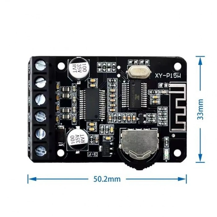 Powermaster XY-P15W Bluetooth Amfi Modülü Amplifikatör Devresi