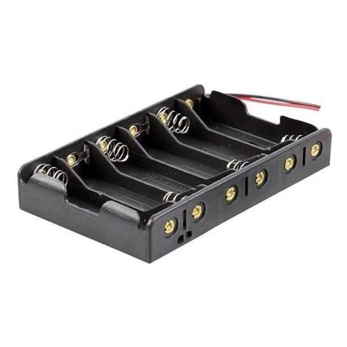 Powermaster Yan Yana 6lı AA Pil Yuvası (IC-234B)