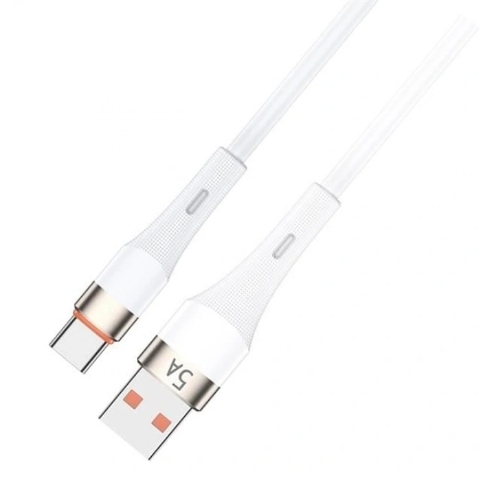 Powerway HC05 Örgülü 5 Amper USB TO Type- C 1 Metre Şarj Data Kablosu