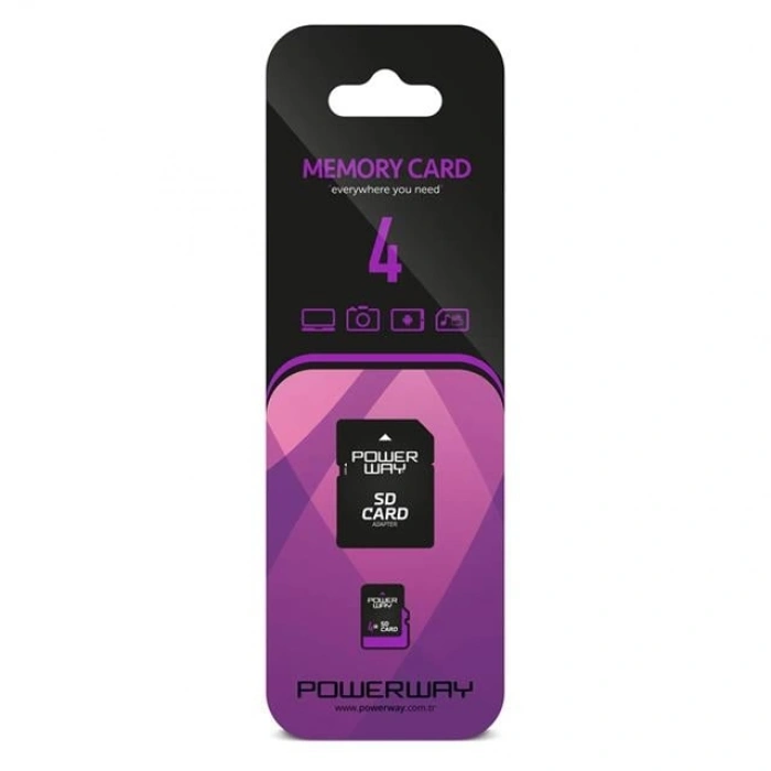Powerway PWR-4 Micro 4GB Micro SD Hafıza Kartı