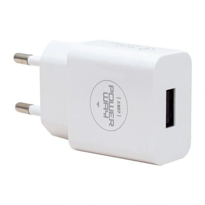 Powerway X-907 5 Volt 2000 mA Hızlı Şarj Başlık Adaptörü - iPhone Kablo