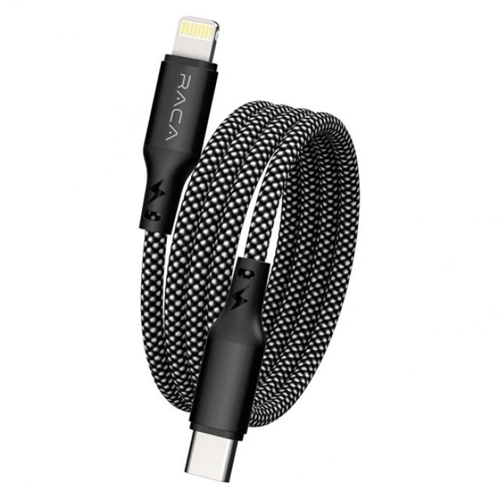 Raca RC20L 35 Watt Type-C to Lightning Manyetik Şarj Kablosu (1 Metre) - Siyah