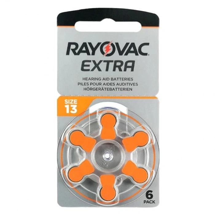 Rayovac 13 Numara Kulaklık Pili 6lı Paket
