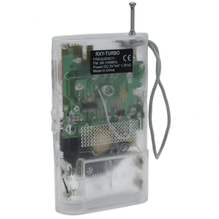 Roxy RXY-Turbo Cep Tipi Mini Analog Fm Radyo