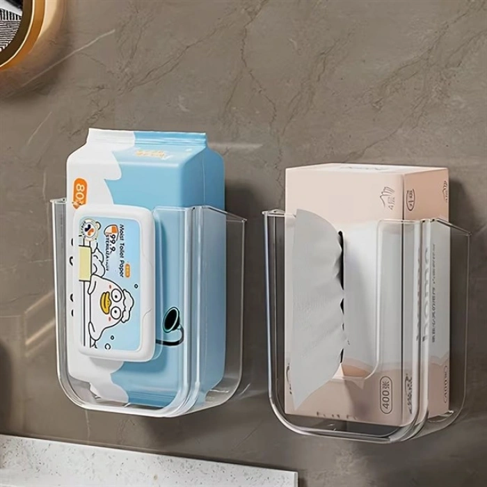 Sunup SN-26821 Duvar Tipi Banyo Islak Mendil Tutucu Raf