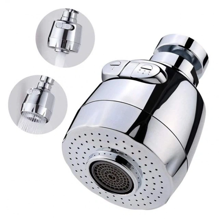 Sunup SN-27114 2 Kademeli Tasarruflu Musluk Başlığı 360 Derece