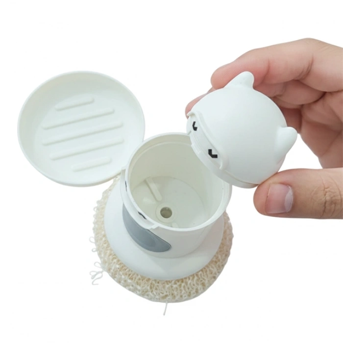 Sunup SN-29190 Ninja Tasarımlı Deterjan Hazneli Mutfak Bulaşık Fırçası