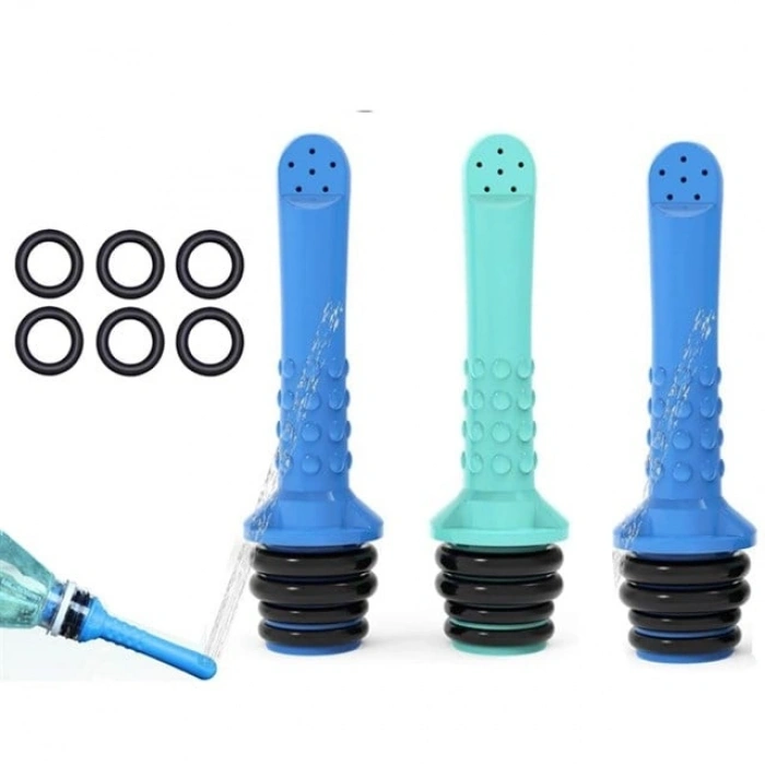 Sunup SN-37729 Pratik 21-25Mm Seyahat-Kamp Tipi 3lü Tuvalet Temizlenme Taharet Nozzle