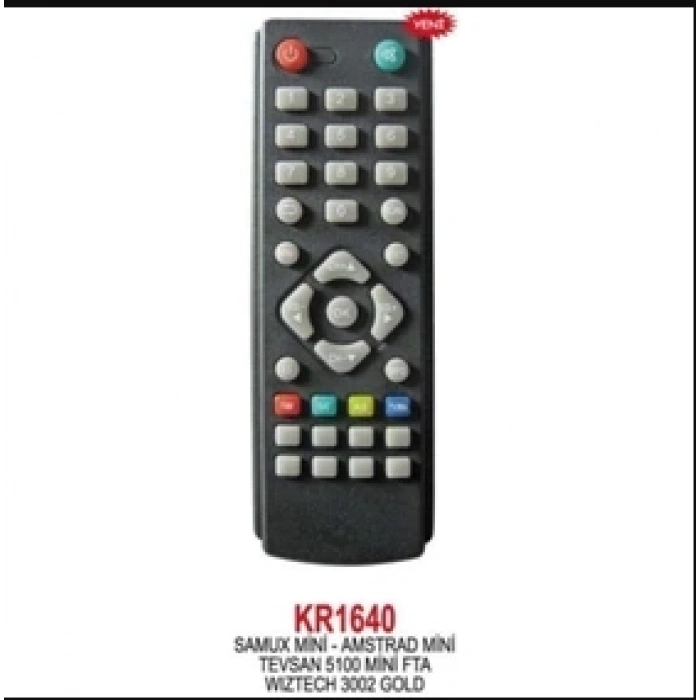Swat Uydu Kumandası Samaux Mersat Mını-kawaı Wıztech 3002 Gold - SWAT KR1640
