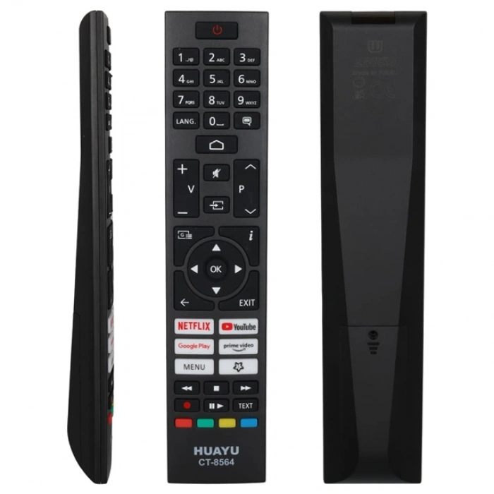 Toshiba CT-8564 Netflix-Youtube-Prime Video-Google Play Tuşlu Lcd-Led Tv Kumanda