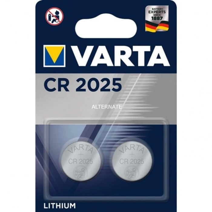 Varta CR 2025 3 Volt Lityum Pil 2li