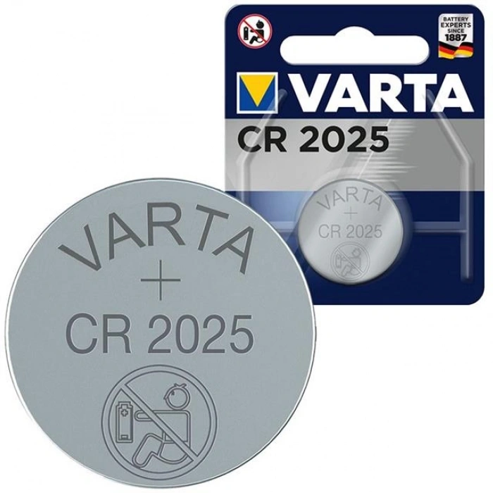 Varta CR 2025 3 Volt Tekli Lityum Pil