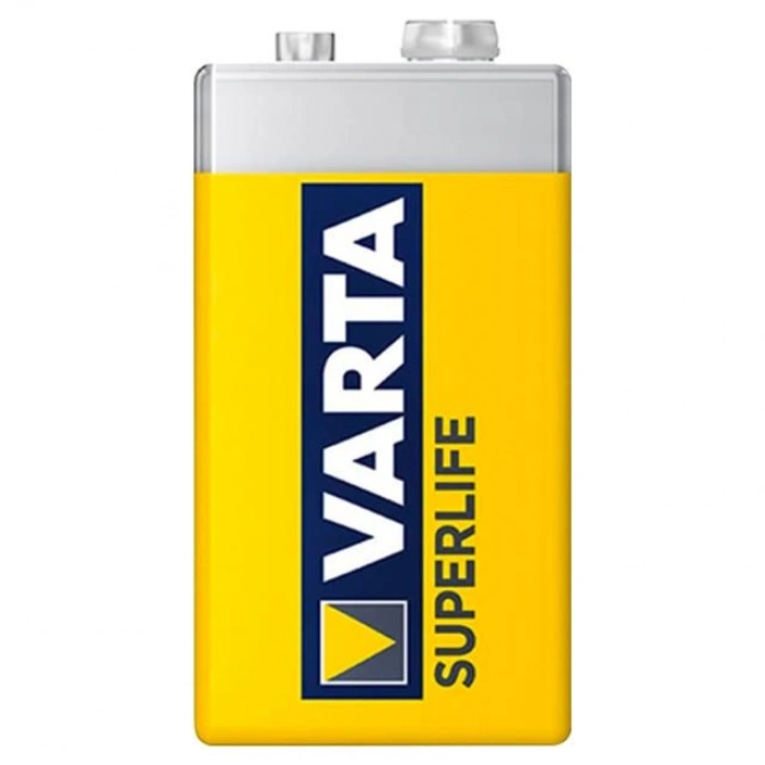 Varta Superlife Çinko 9 Volt Pil (12li Paket)