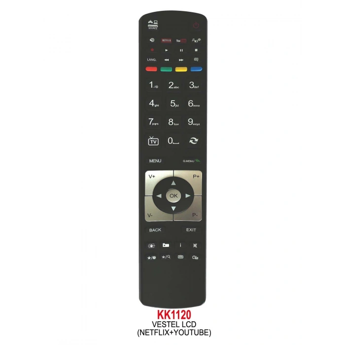 VESTEL LCD (NETFLIX+YOUTUBE) KUMANDA - SWAT KK1120