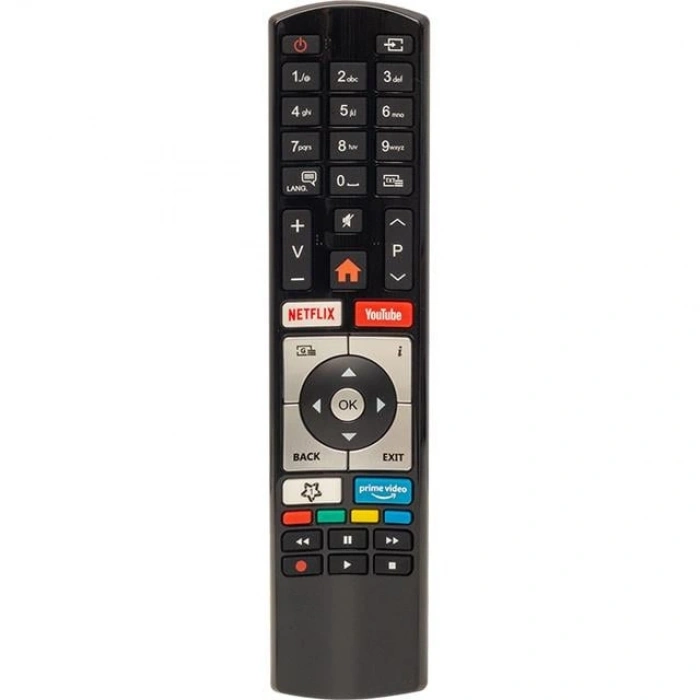 Vestel 43U9510 50U9500 55U9500 - Telefunken TE32269B40Q2D Netflix-Youtube-Prime Video Tuşlu Lcd-Led Tv Kumanda
