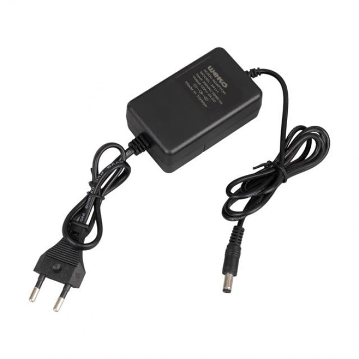 Weko 12 Volt 2 Amper 5.5*2.1 Uçlu Yerli Üretim Plastik Kasa Masaüstü Adaptör
