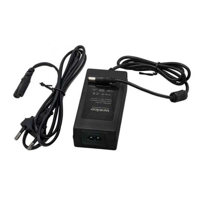 Weko 12 Volt - 5 Amper Plastik Kasa Masaüstü Adaptör 5.5*2.5 Uçlu