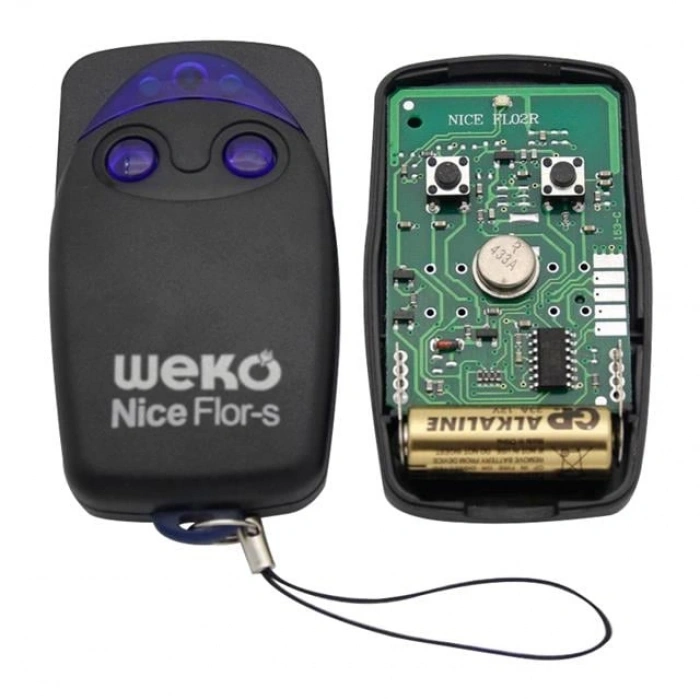 Weko Nice FLO2R-S 2 Kanallı 433,92 MHz Garaj Kumandası WK-14872