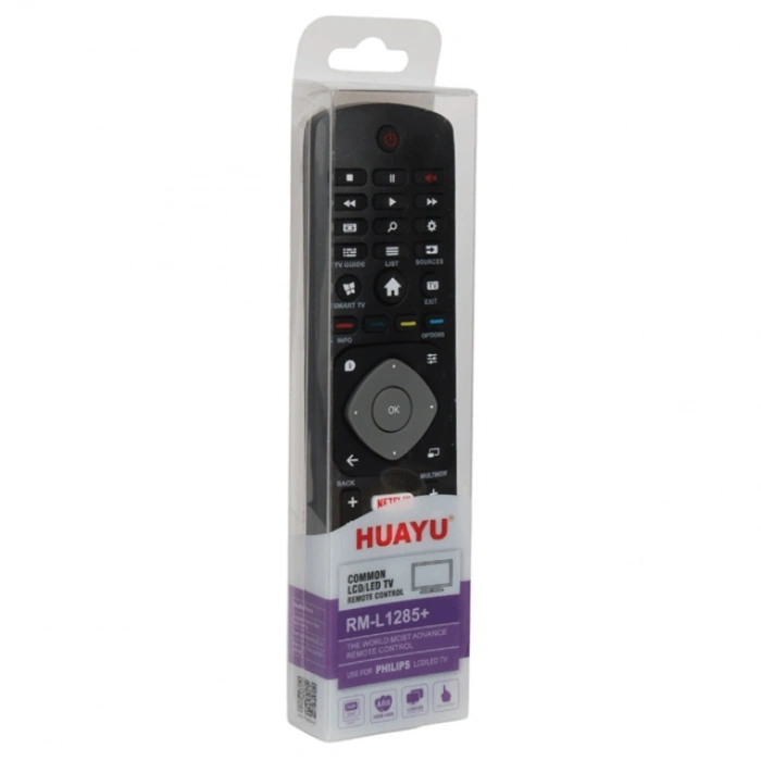 Huayu Philips RM-L1285+ Smart Tuşlu Netflix LCD Led TV Kumandası