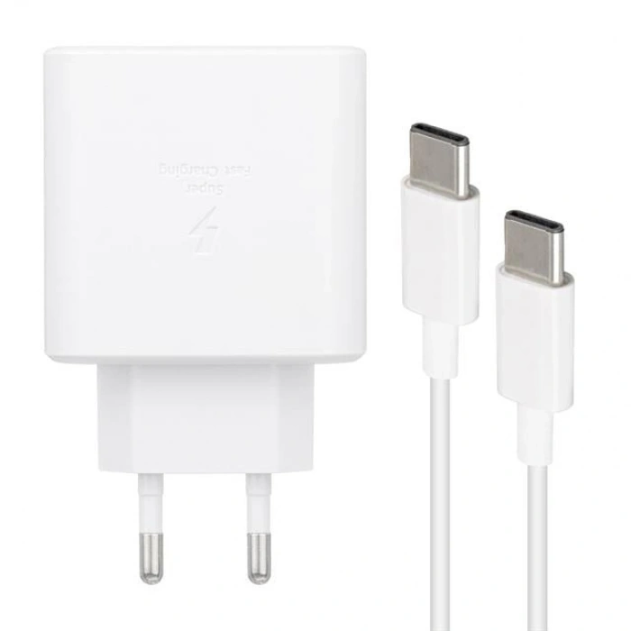 Weko WK-21440 S11-C 25 Watt Telefon Şarj Başlık Adaptörü + Type-C To Type-C Kablo