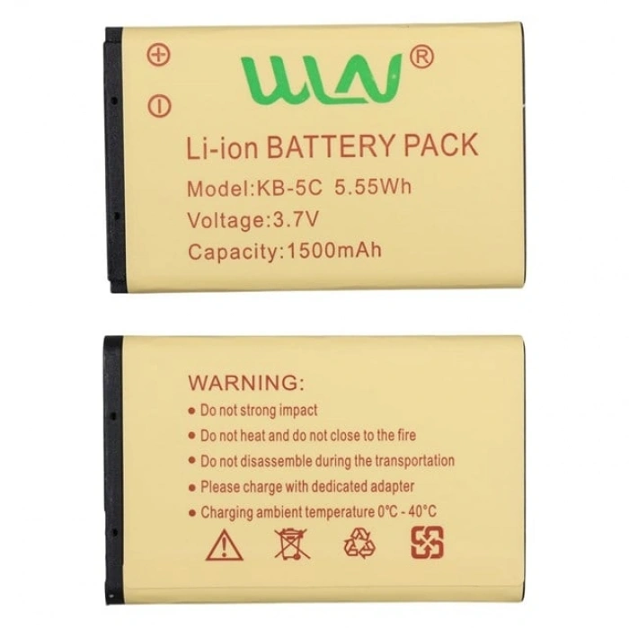 Wln KB-5C 3.7 Volt 1500 mAh 5.55WH Telsiz Batarya