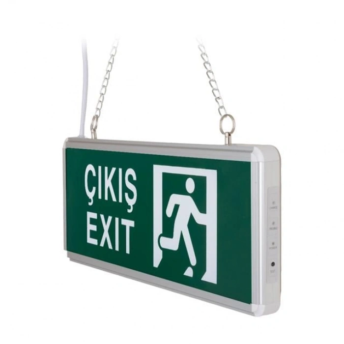ZMR ZMR-670/Y.00 3W Tek Yön Acil Çıkış Yönlendirme Tabelası - Lambası (38X30X36mm)