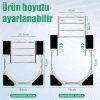 Çamaşır Makinesi ve Kurutucu İstifleme Seti Askılıklı