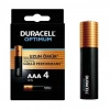 Duracell Optimum 1.5 Volt Alkalin AAA 4’lü İnce Kalem Pil MX2400