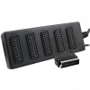 Elektromer 5li Scart Dağıtıcı (1 Erkek - 5 Dişi Scart)