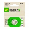 Gp Recyko 950 Mah R03 AAA Şarjlı 2li Pil